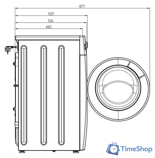 Стиральная машина ATLANT СМА 80С1418-T-00 - Изображение №10 — Интернет-магазин Time-Shop