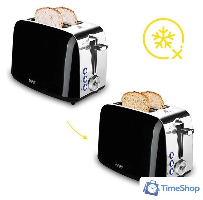 Тостер Yoer Crystal T02BK - Изображение №3 — Интернет-магазин Time-Shop
