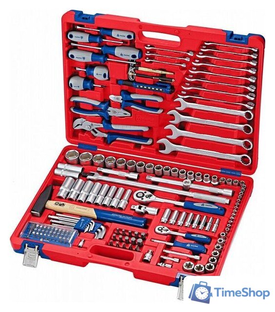 Универсальный набор инструментов Мастак 01-155C (155 предметов) - Изображение №1 — Интернет-магазин Time-Shop