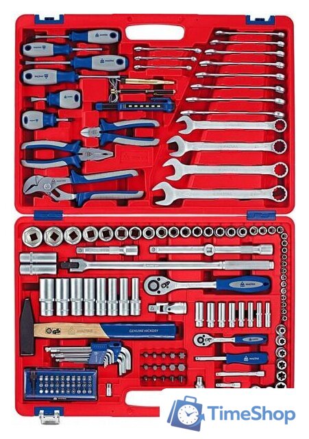 Универсальный набор инструментов Мастак 01-155C (155 предметов) - Изображение №3 — Интернет-магазин Time-Shop