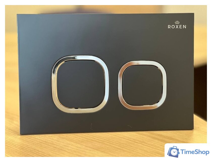 Унитаз подвесной Roxen Cube One Rimless 6 в 1 StounFix Dual Fresh 543879 (кнопка: черный матовый) - Изображение №14 — Интернет-магазин Time-Shop
