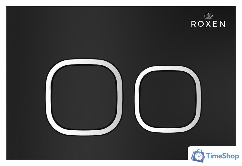 Унитаз подвесной Roxen Cube One Rimless 6 в 1 StounFix Dual Fresh 543879 (кнопка: черный матовый) - Изображение №16 — Интернет-магазин Time-Shop