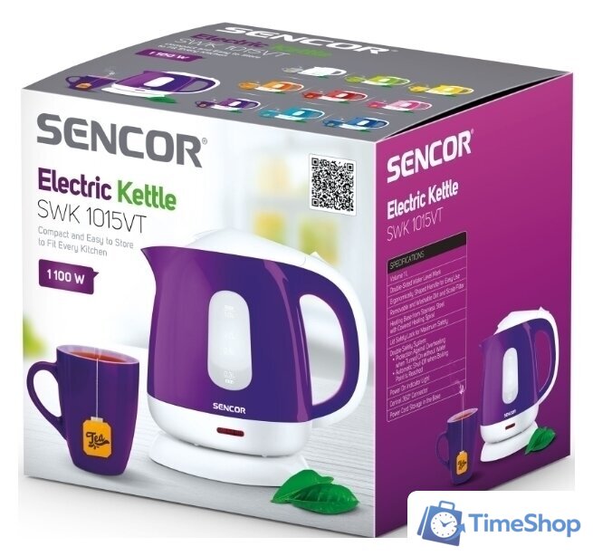 Электрический чайник Sencor SWK 1015VT - Изображение №2 — Интернет-магазин Time-Shop