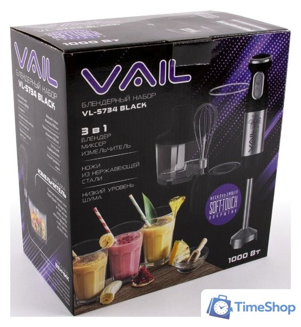Погружной блендер Vail VL-5734 (черный) - Изображение №19 — Интернет-магазин Time-Shop