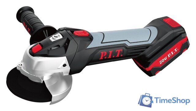 Угловая шлифмашина P.I.T. PWS20H-125C/1 (с 1-им АКБ) - Изображение №1 — Интернет-магазин Time-Shop