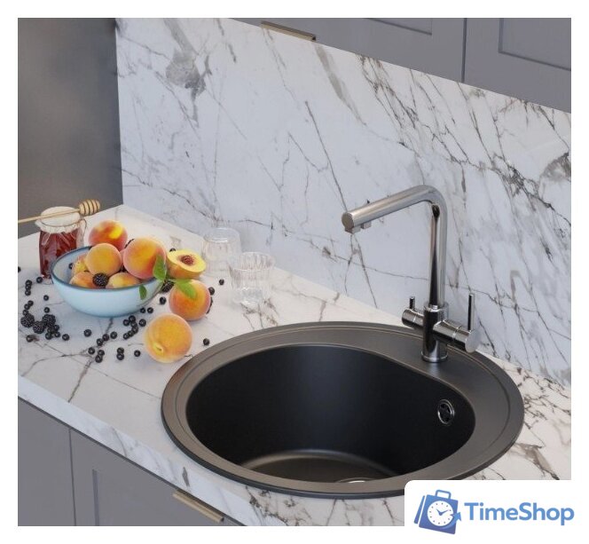 Кухонная мойка Mixline ML-GM11 551829 (ультра-черный) - Изображение №4 — Интернет-магазин Time-Shop