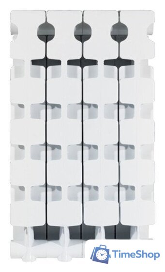 Алюминиевый радиатор Fondital Exclusivo D3 Plus 500/100 (10 секций) - Изображение №2 — Интернет-магазин Time-Shop