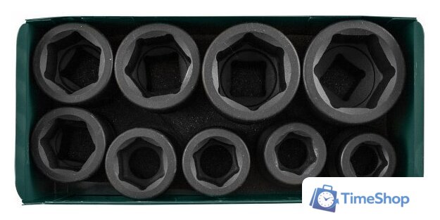 Набор трещотка с головками Jonnesway S03A8109S 9 предметов - Изображение №2 — Интернет-магазин Time-Shop