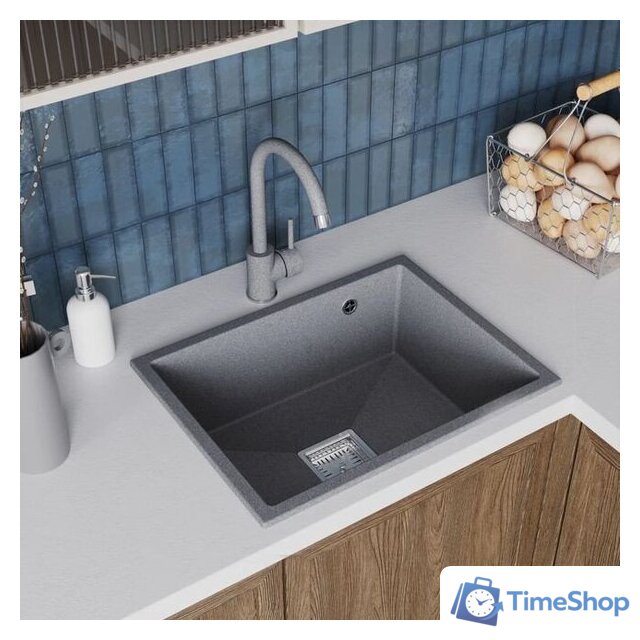 Кухонная мойка Polygran Blade 500 (серый) - Изображение №2 — Интернет-магазин Time-Shop