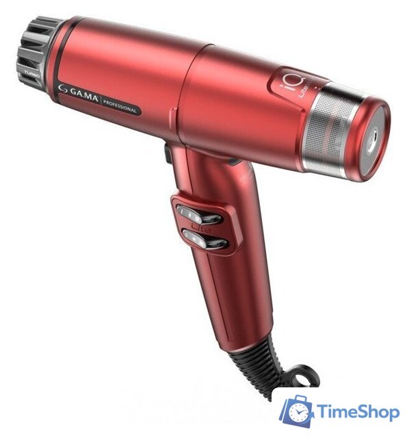 Фен GA.MA IQ Lite Max (красный) - Изображение №7 — Интернет-магазин Time-Shop