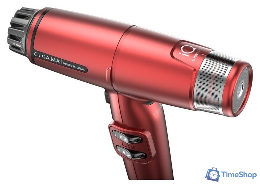 Фен GA.MA IQ Lite Max (красный) - Изображение №9 — Интернет-магазин Time-Shop