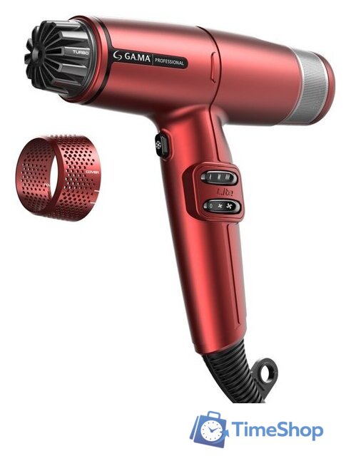 Фен GA.MA IQ Lite Max (красный) - Изображение №11 — Интернет-магазин Time-Shop