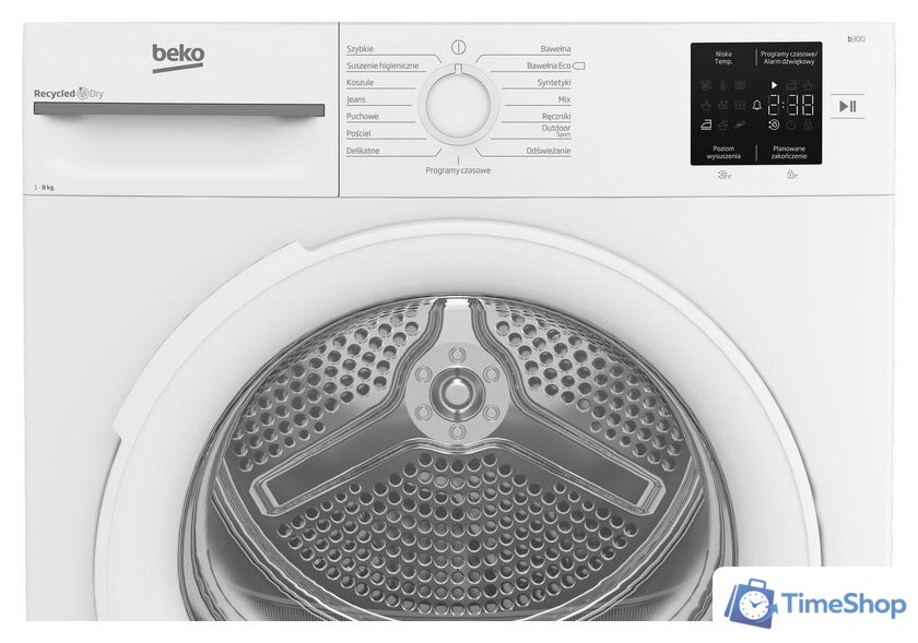 Сушильная машина BEKO BM3T3820W - Изображение №7 — Интернет-магазин Time-Shop