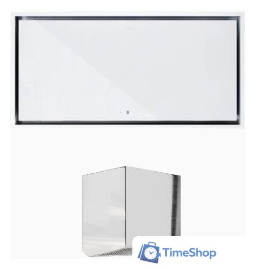 Кухонная вытяжка Globalo Novelti 100.1 White + Turbina TZ 1.1 - Изображение №2 — Интернет-магазин Time-Shop
