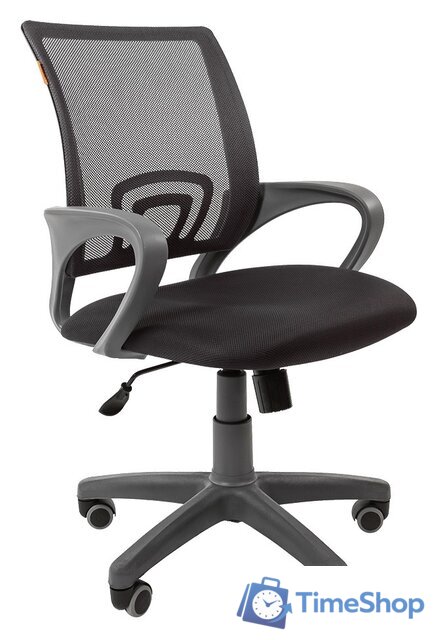 Офисное кресло CHAIRMAN 696 grey (серый/черный) - Изображение №1 — Интернет-магазин Time-Shop