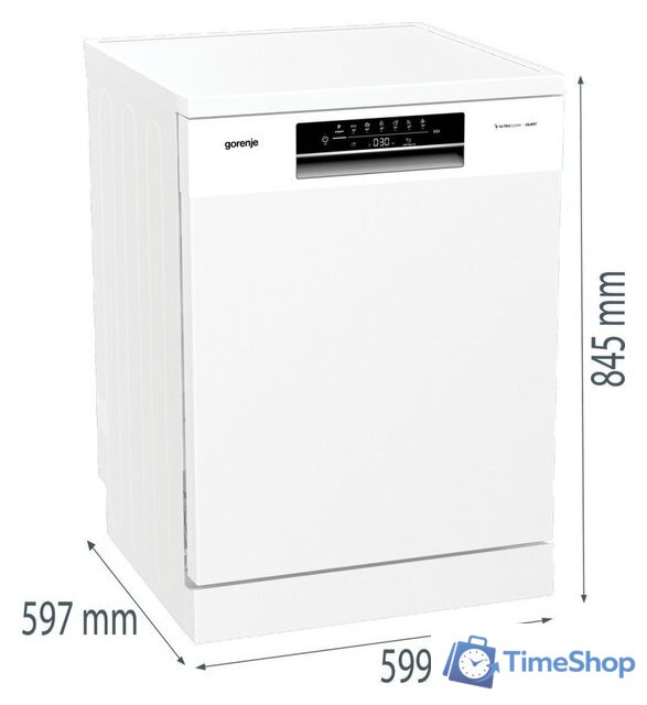Отдельностоящая посудомоечная машина Gorenje GS642E90W - Изображение №22 — Интернет-магазин Time-Shop