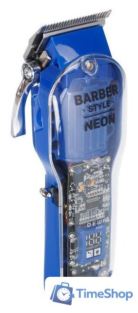 Машинка для стрижки волос Dewal Baber Style Neon 03-081 Blue - Изображение №2 — Интернет-магазин Time-Shop