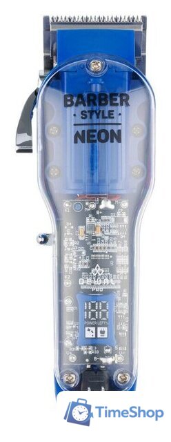 Машинка для стрижки волос Dewal Baber Style Neon 03-081 Blue - Изображение №1 — Интернет-магазин Time-Shop