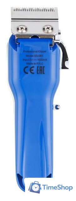 Машинка для стрижки волос Dewal Baber Style Neon 03-081 Blue - Изображение №5 — Интернет-магазин Time-Shop