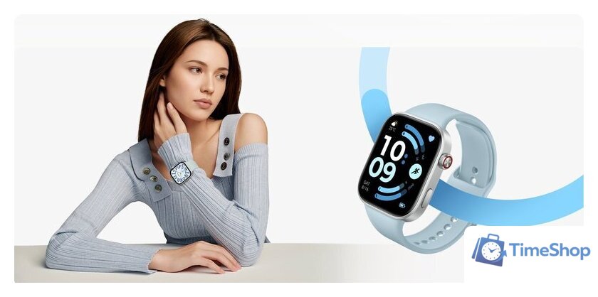 Умные часы Xiaomi Redmi Watch 6 M2523W1 (голубой, международная версия) - Изображение №5 — Интернет-магазин Time-Shop