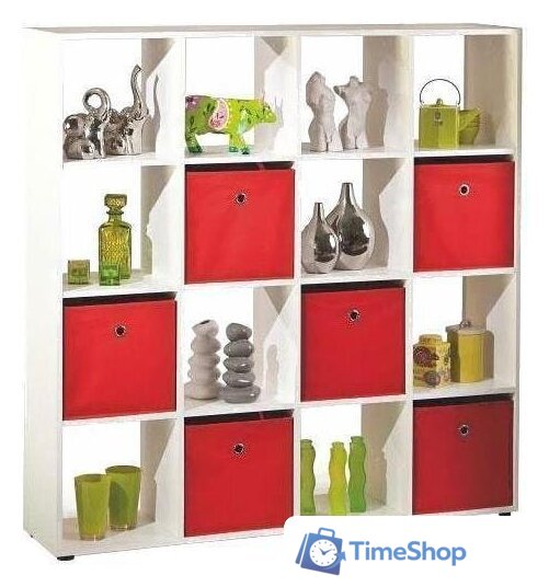 Стеллаж Halmar Caboto 16 (белый) - Изображение №1 — Интернет-магазин Time-Shop