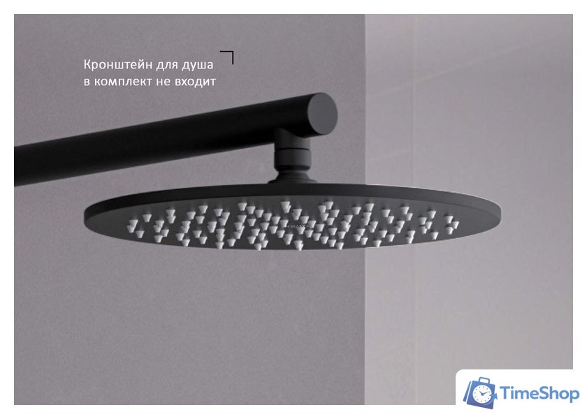 Верхний душ Aquatek AQ2077MB (черный матовый) - Изображение №5 — Интернет-магазин Time-Shop