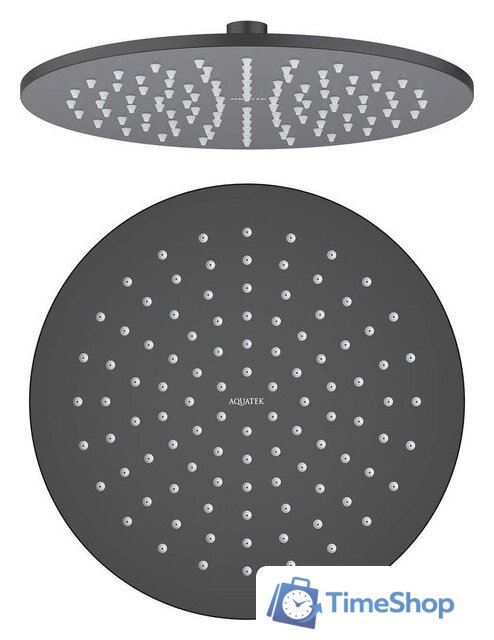 Верхний душ Aquatek AQ2077MB (черный матовый) - Изображение №2 — Интернет-магазин Time-Shop