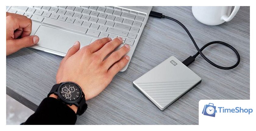 Внешний накопитель WD My Passport Ultra 2TB WDBC3C0020BSL - Изображение №6 — Интернет-магазин Time-Shop