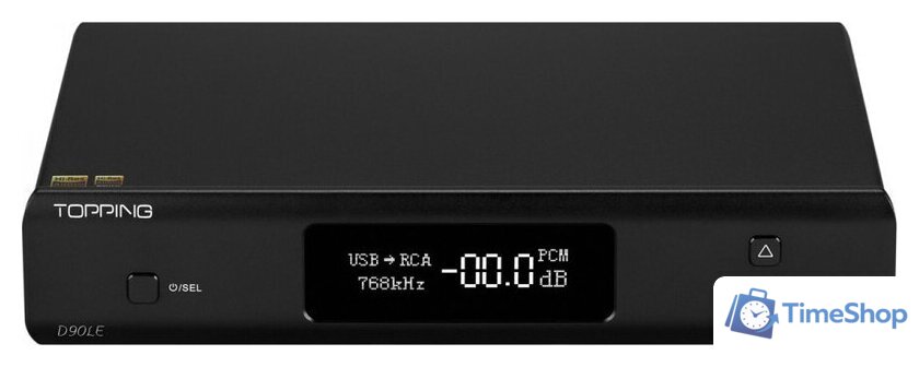 Цифро-аналоговый преобразователь Topping D90LE (черный) - Изображение №1 — Интернет-магазин Time-Shop