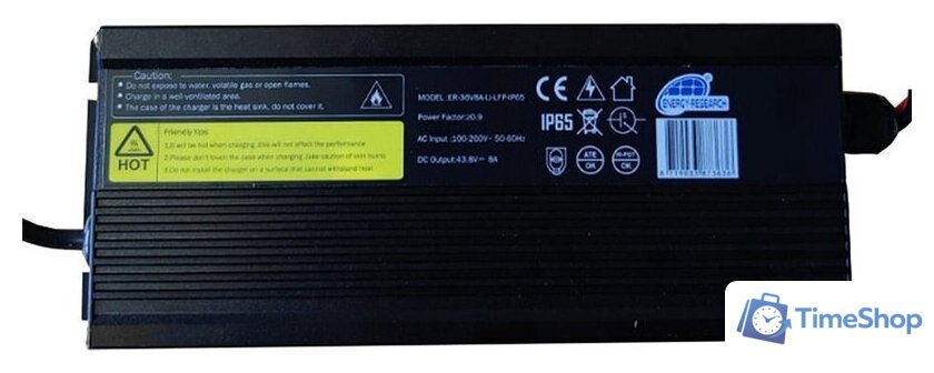 Зарядное устройство Energy Research 36V 8A IP65 Lithium-LiFePO4 Charger - Изображение №1 — Интернет-магазин Time-Shop