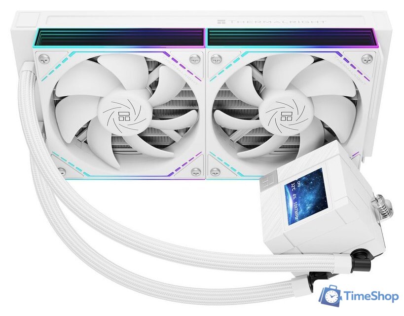 Система жидкостного охлаждения для процессора Thermalright Core Matrix 240 Vision ARGB (белый) - Изображение №3 — Интернет-магазин Time-Shop