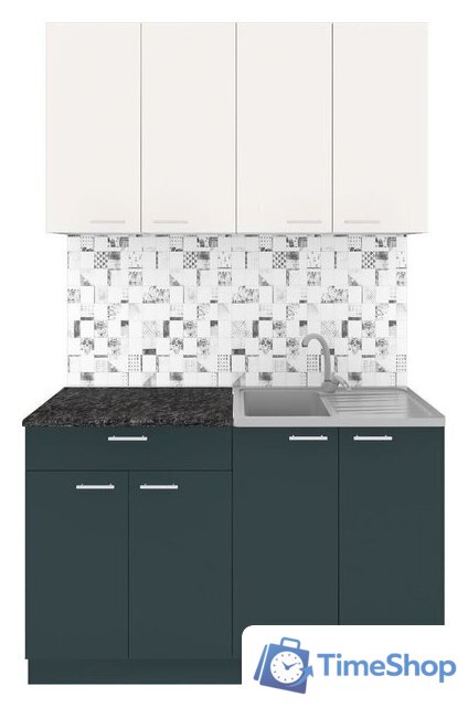 Готовая кухня Агута Альфа 2.2 (эспрессо/дуб винтажный/кастилло темный) - Изображение №1 — Интернет-магазин Time-Shop