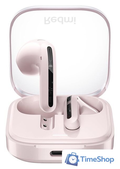 Наушники Xiaomi Redmi Buds 6 Active M2344E1 (розовый, международная версия) - Изображение №1 — Интернет-магазин Time-Shop