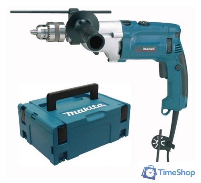 Ударная дрель Makita HP2070J (кейс) - Изображение №1 — Интернет-магазин Time-Shop