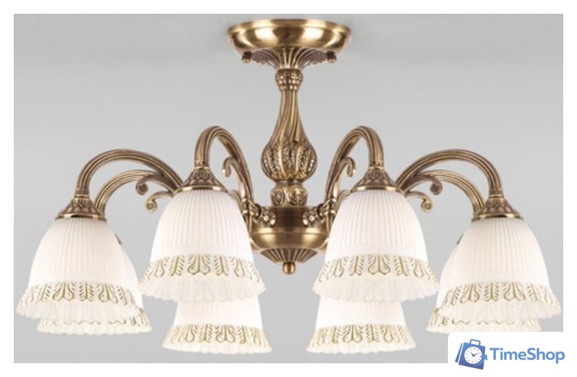 Люстра средней высоты Евросвет 60107/8 (Античная бронза) - Изображение №1 — Интернет-магазин Time-Shop