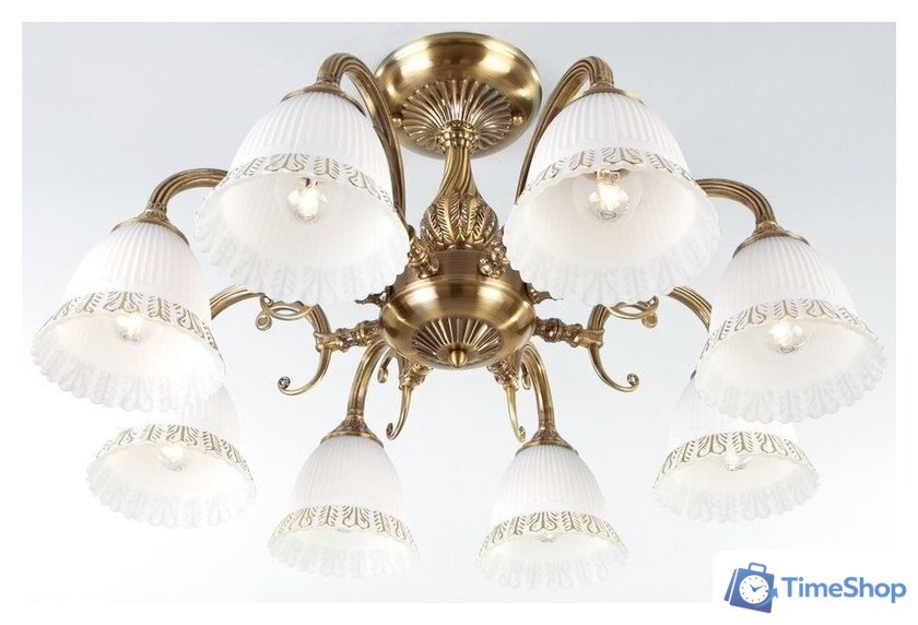 Люстра средней высоты Евросвет 60107/8 (Античная бронза) - Изображение №2 — Интернет-магазин Time-Shop