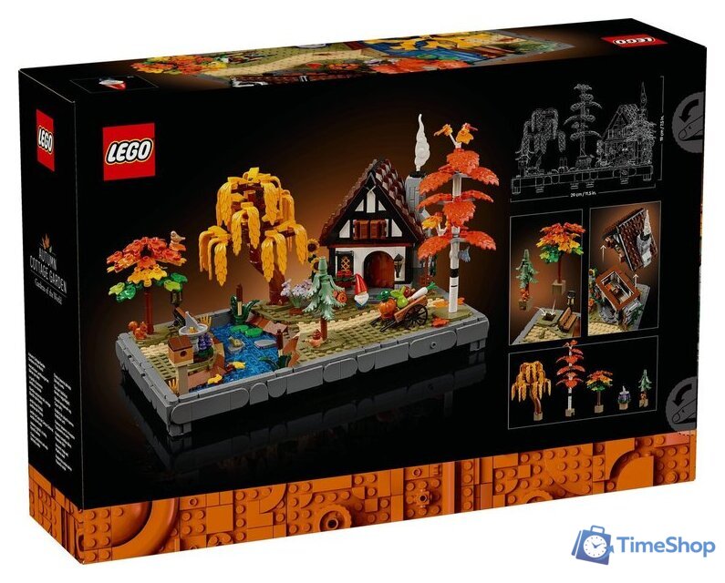 Конструктор LEGO Icons 11372 Осенний сад у коттеджа - Изображение №15 — Интернет-магазин Time-Shop