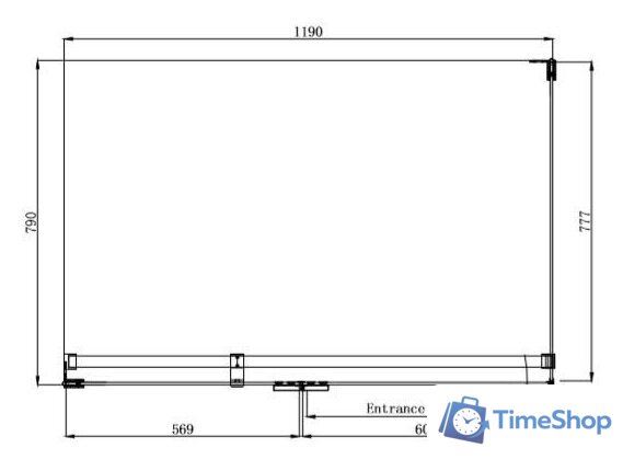 Душевой уголок Ambassador Abner 10011103L 120х80 - Изображение №10 — Интернет-магазин Time-Shop