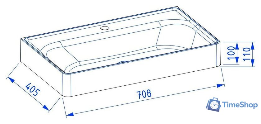 Умывальник Lauter Solid Surface - Изображение №2 — Интернет-магазин Time-Shop