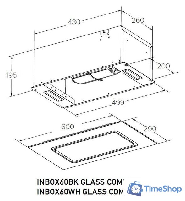 Кухонная вытяжка Meferi INBOX60WH Glass Comfort - Изображение №14 — Интернет-магазин Time-Shop