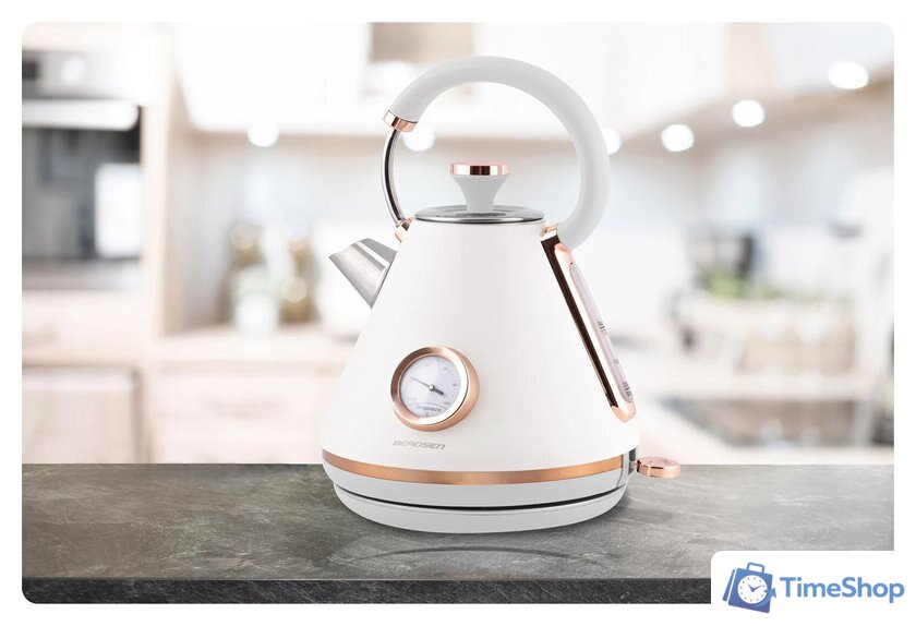 Электрический чайник Berdsen BD-701 (белый) - Изображение №3 — Интернет-магазин Time-Shop