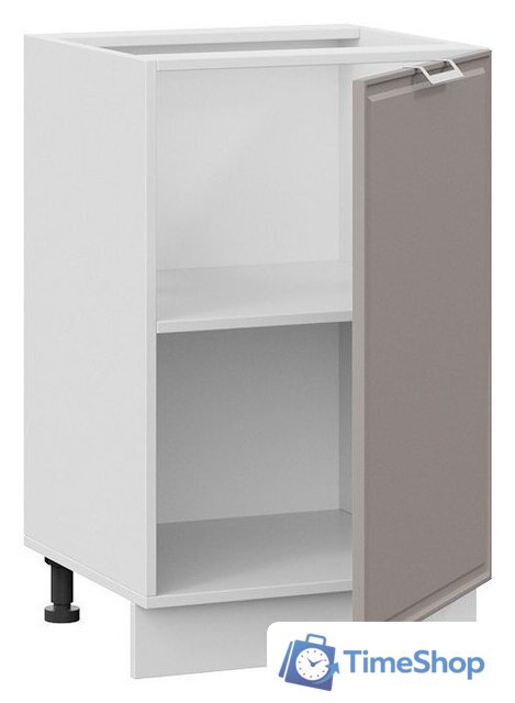 Шкаф напольный Трия Белладжио 1Н5 (белый/софт капучино) - Изображение №2 — Интернет-магазин Time-Shop