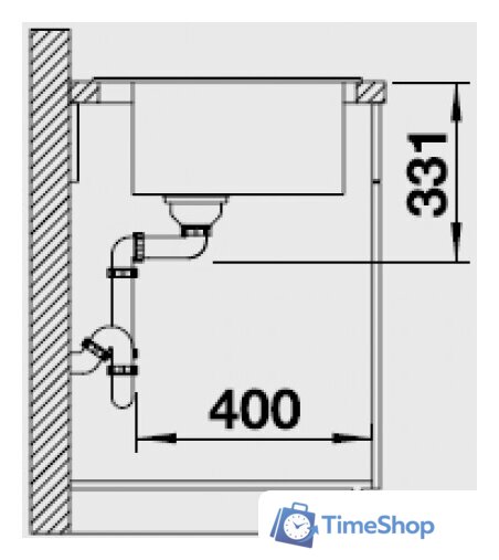 Кухонная мойка Blanco Pleon 6 525953 (черный) - Изображение №7 — Интернет-магазин Time-Shop
