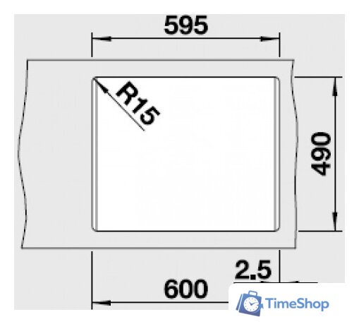 Кухонная мойка Blanco Pleon 6 525953 (черный) - Изображение №5 — Интернет-магазин Time-Shop