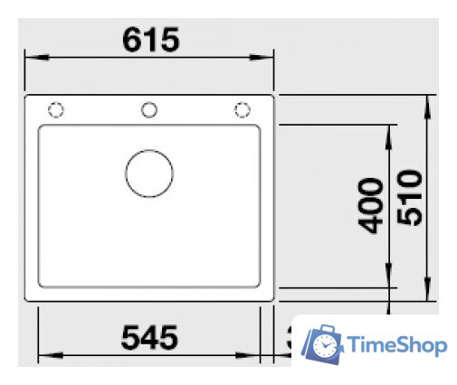 Кухонная мойка Blanco Pleon 6 525953 (черный) - Изображение №4 — Интернет-магазин Time-Shop