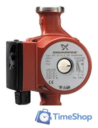 Циркуляционный насос Grundfos UPS 25-40 N 180 - Изображение №1 — Интернет-магазин Time-Shop