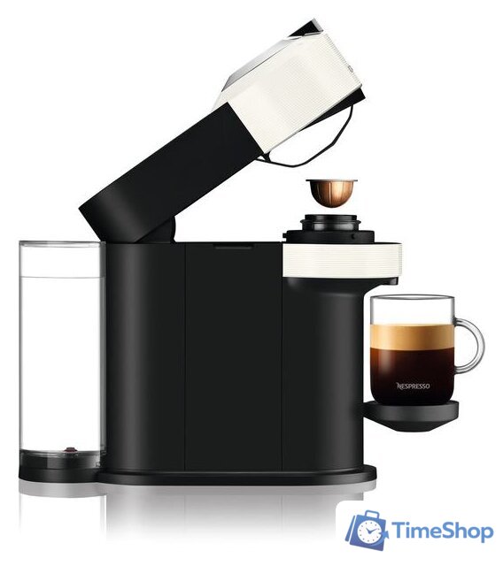 Капсульная кофеварка DeLonghi Nespresso Vertuo Next ENV 120.W - Изображение №4 — Интернет-магазин Time-Shop