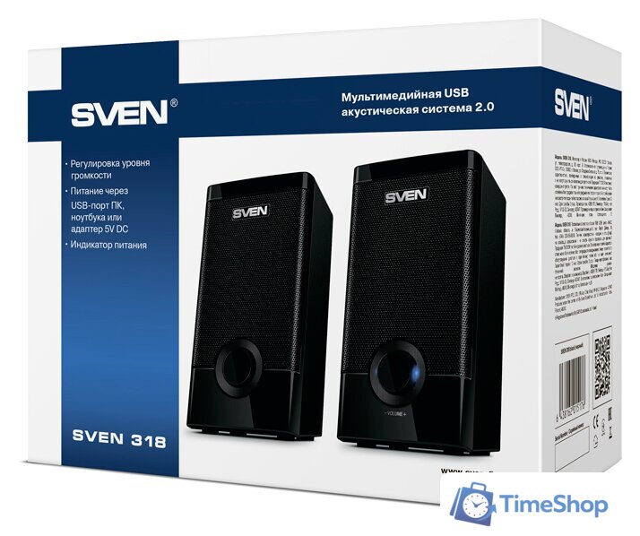 Акустика SVEN 318 - Изображение №5 — Интернет-магазин Time-Shop
