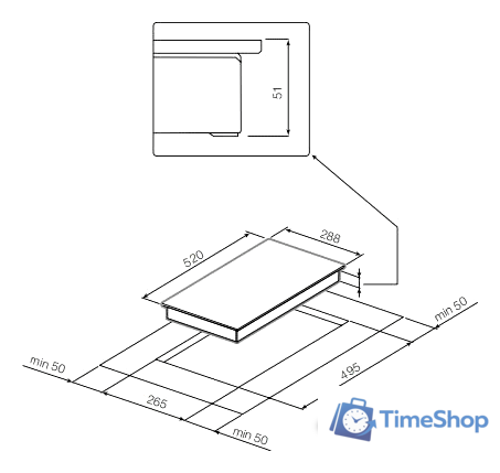 Варочная панель Graude EK 30.0 C - Изображение №4 — Интернет-магазин Time-Shop
