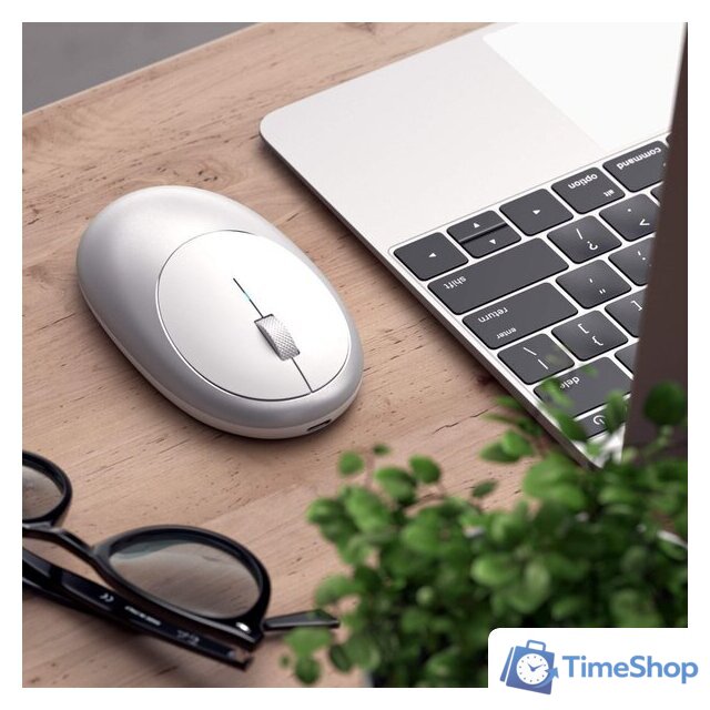 Мышь Satechi M1 (серебристый) - Изображение №5 — Интернет-магазин Time-Shop